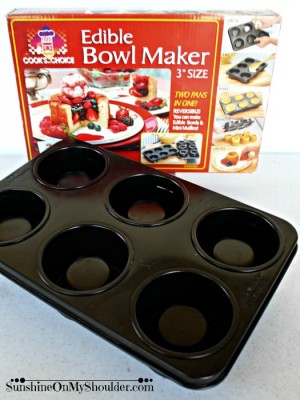 Edible Bowl Maker pan