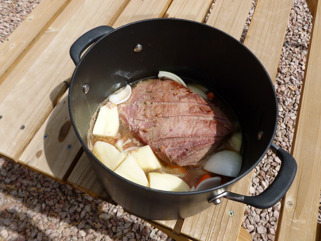 corned beef with vegetables