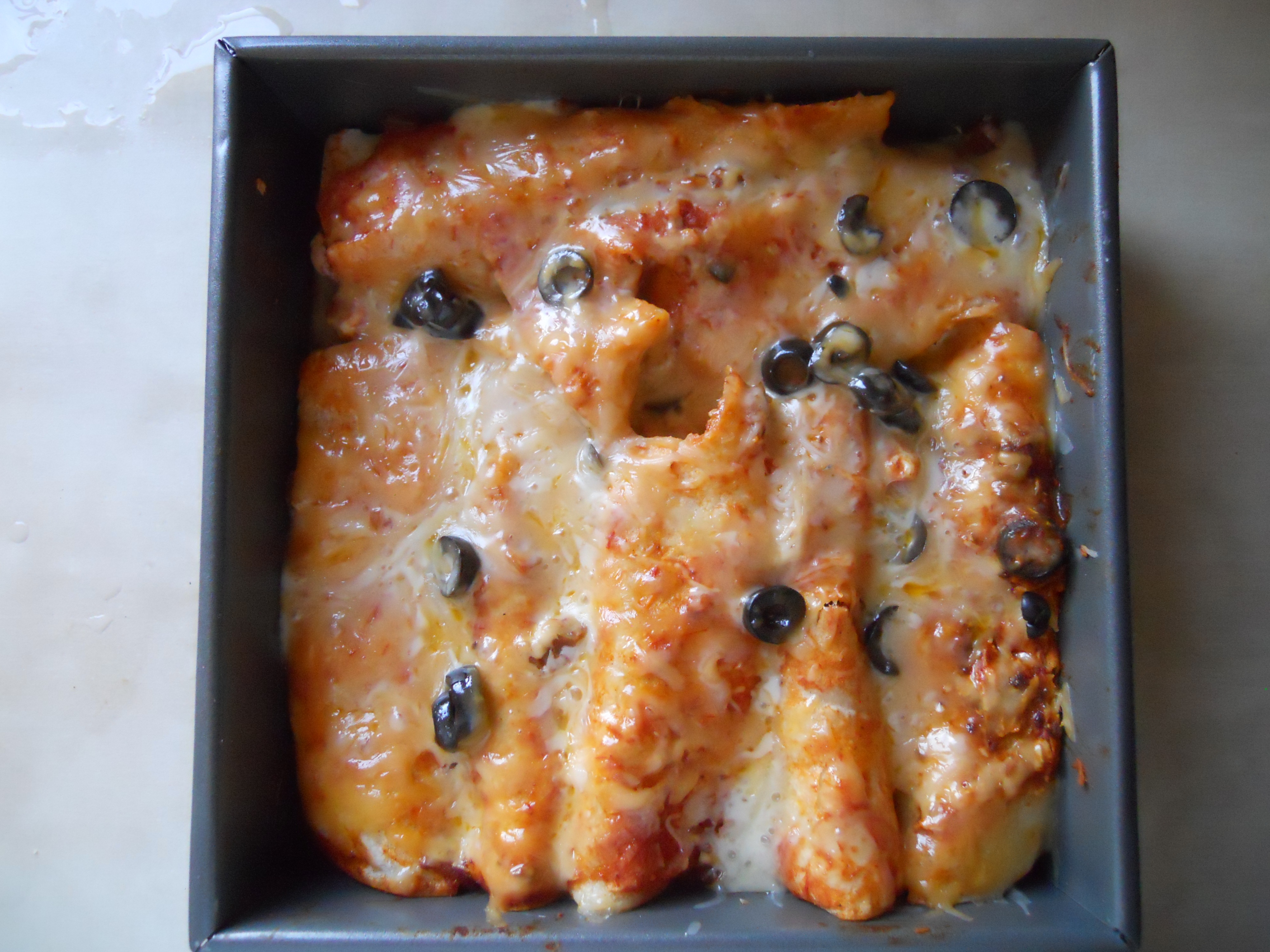 chicken enchiladas solar cooking