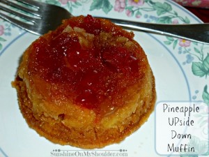 Pineapple Upside Down Muffin Solar oven dessert recipes