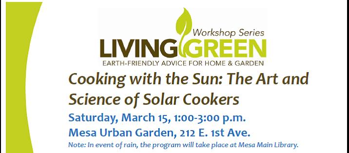 Living Green: Cooking with the Sun