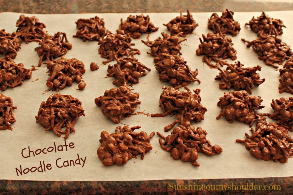 Chocolate Noodle candy