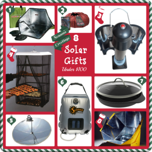 image of solar gifts for Christmas