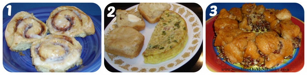 images of breakfast made in a solar oven