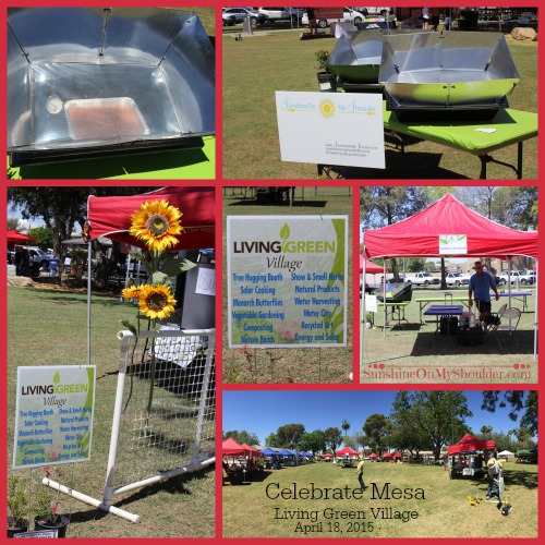 Solar Cooking at the Living Green Village in Mesa AZ