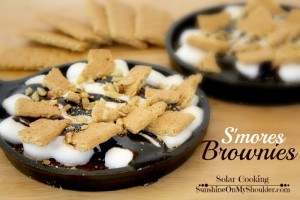 Smores Brownie Solar oven Dessert Recipes