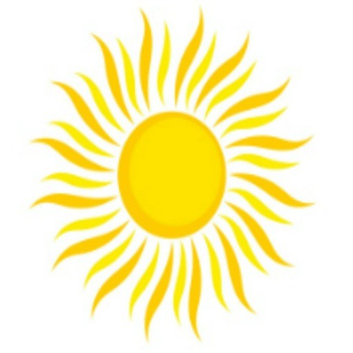 Sunshine On My Shoulder Sun logo