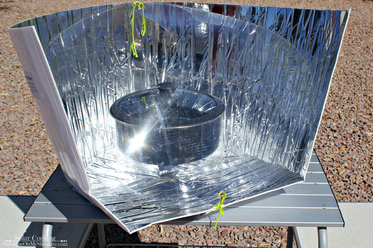 Chocolate Cake baked in a solar cooker