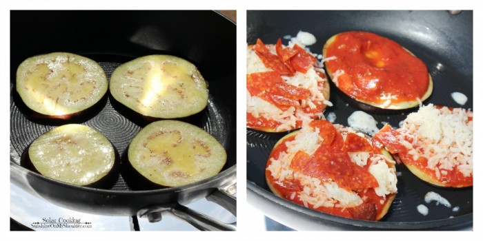 Eggplant Pizza for Solar Cooking