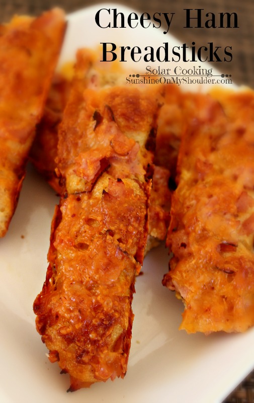 Cheesy Ham Breadsticks is a solar cooking recipe
