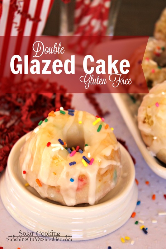 Double Glazed Cake Gluten Free solar cooking recipe