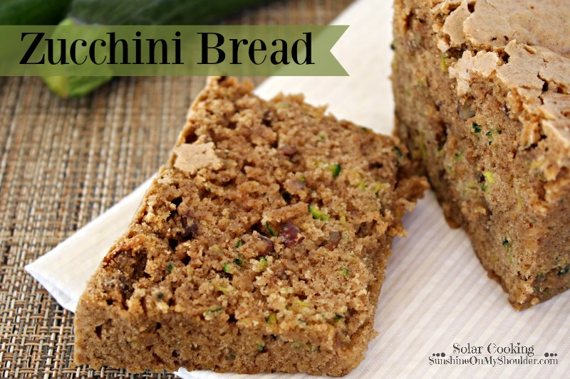 Zucchini Bread is a solar cooking recipe.