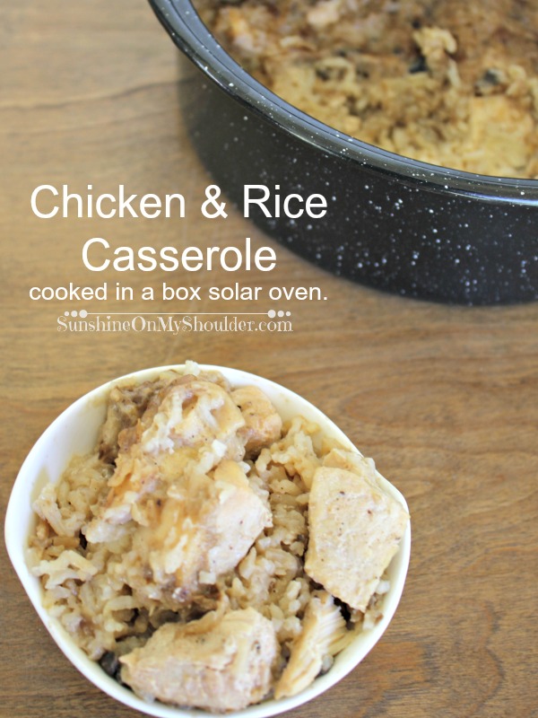 Chicken Rice recipe for solar cooker