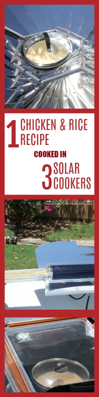 Chicken Rice Recipe for solar cooking