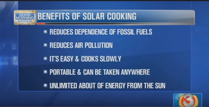 Benefits Solar Cooking