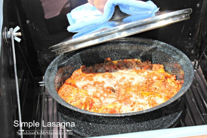 Simple Lasagna Recipe for Solar Oven Cooking