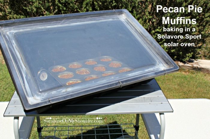 Pecan Pie Muffins recipe for Solar Oven Cooking