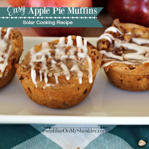 Easy Apple Pie Muffins Recipe for Solar Cooking